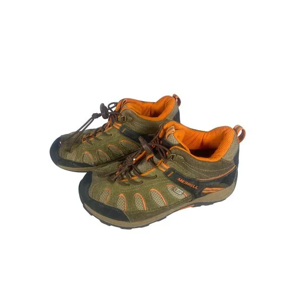 Merrell Chameleon Mid Lace WTPF Hiking Shoes Boy’s Size 4.5W US - Picture 5 of 10
